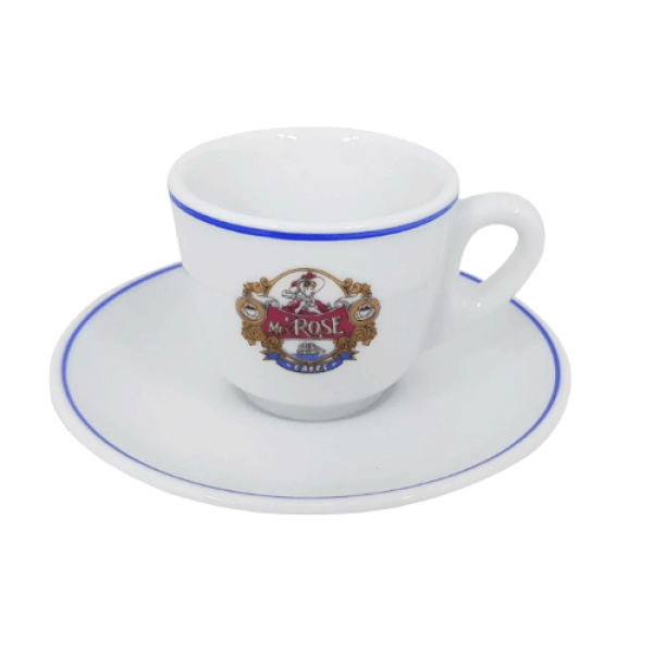 Mrs. Rose порцеланова чаша с чинийка Espresso Roma 1 бр.