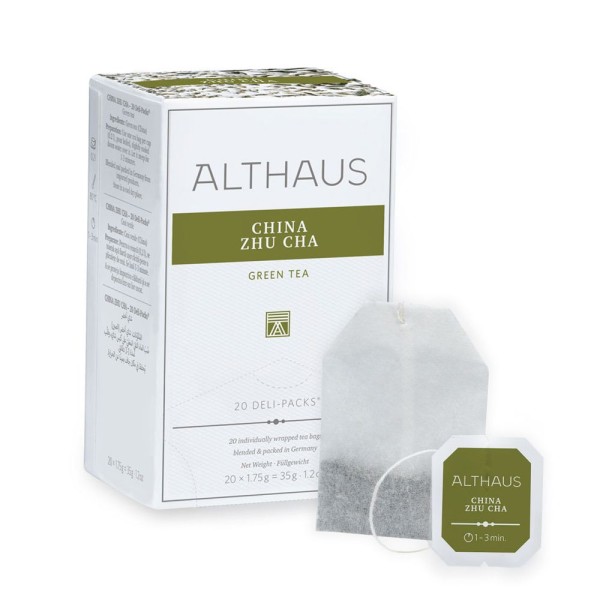 Althaus Tea Зелен чай China Zhu Cha Deli Pack 20 бр.