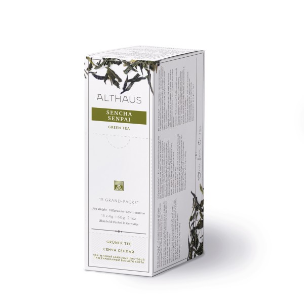 Althaus Tea Зелен чай Sencha Senpai Grand Pack 15 бр.