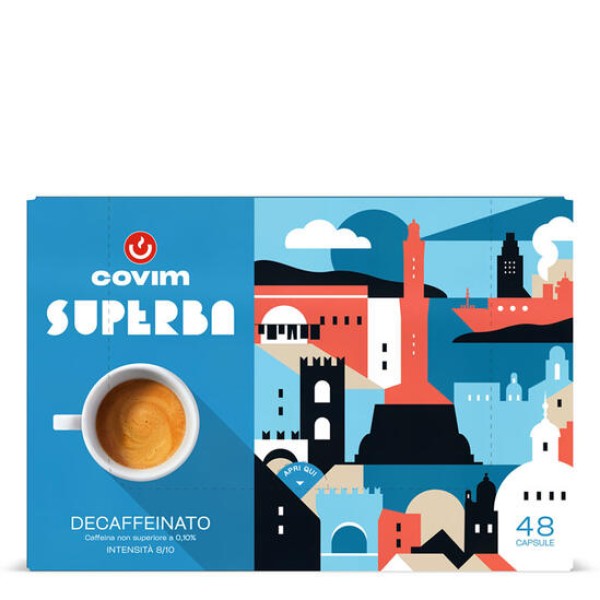Covim Decaffeinato Superba капсули 48 бр.