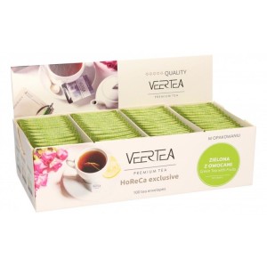 Veertea Premium зелен чай с плодове 100 бр.