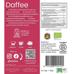 Daffee Алтернатива на кафето Bio NS капсули 10 бр.