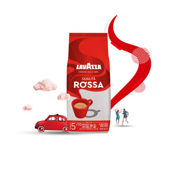 Lavazza Qualita Rossa на зърна 0.500 кг