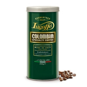 Lucaffe Colombia 100 % Арабика на зърна в метална кутия 0.500 кг