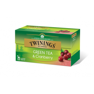 TWININGS Зелен с боровинки 25 бр.