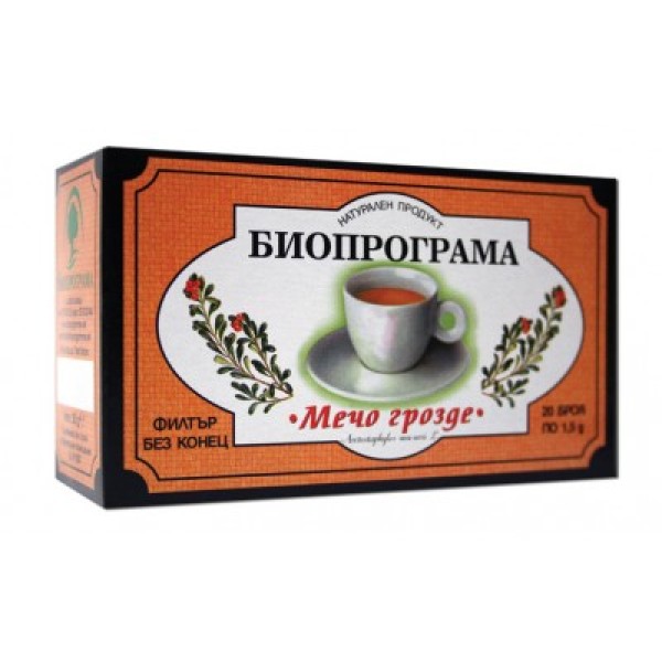 Bioprograma чай Мечо грозде 20 бр.