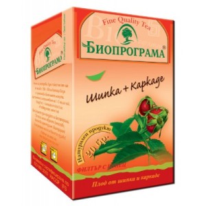 Bioprograma чай Шипка и Каркаде Премиум 20 бр.