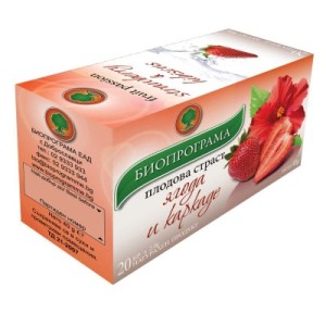 Bioprograma чай Ягода и Каркаде 20 бр.