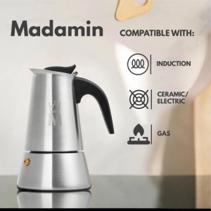 Madamin Moka Pot кафеварка 4 чаши 