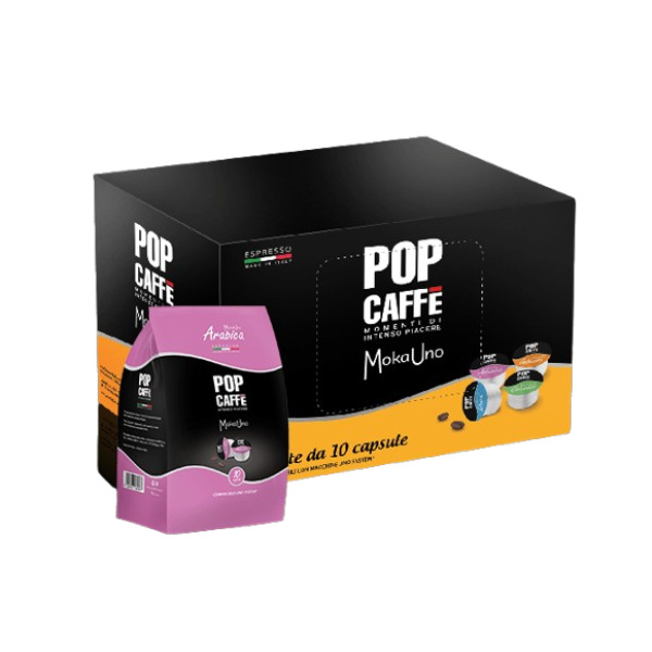 POP CAFFE UNO Moka 100% Arabica капсули 100 бр.