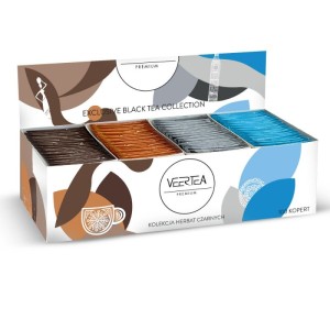 Veertea Premium Подаръчен комплект черен чай 100 бр.