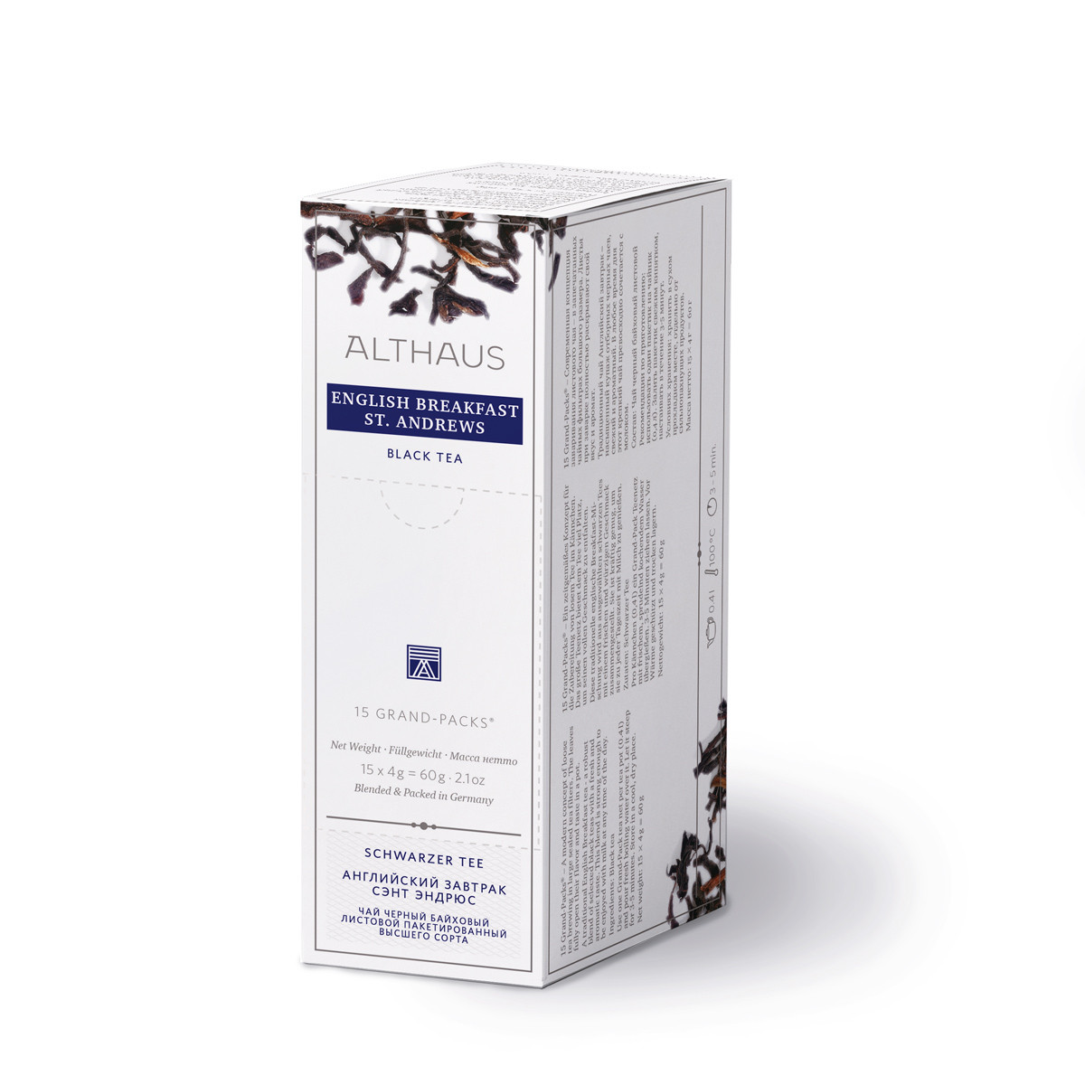 Althaus Tea Черен чай Английска закуска St. Andrews Grand Pack 20 бр ...